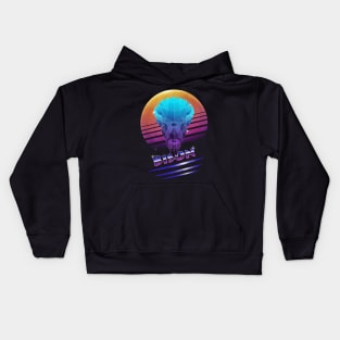 Cyberpunk Bison Kids Hoodie